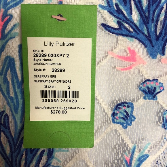 Lilly Pulitzer Romper Size 2 - Picture 6 of 7